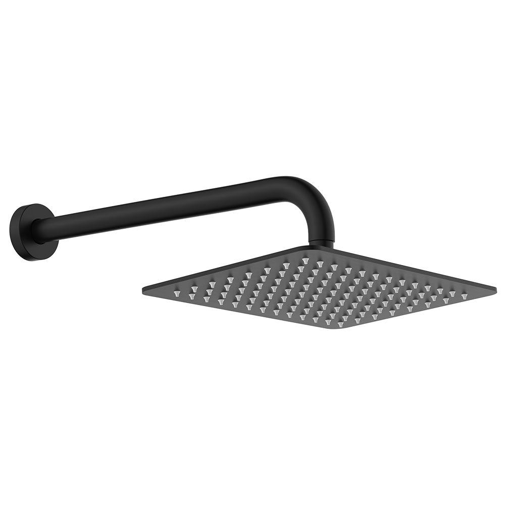 Tono Shower Arm Set, Matte Black