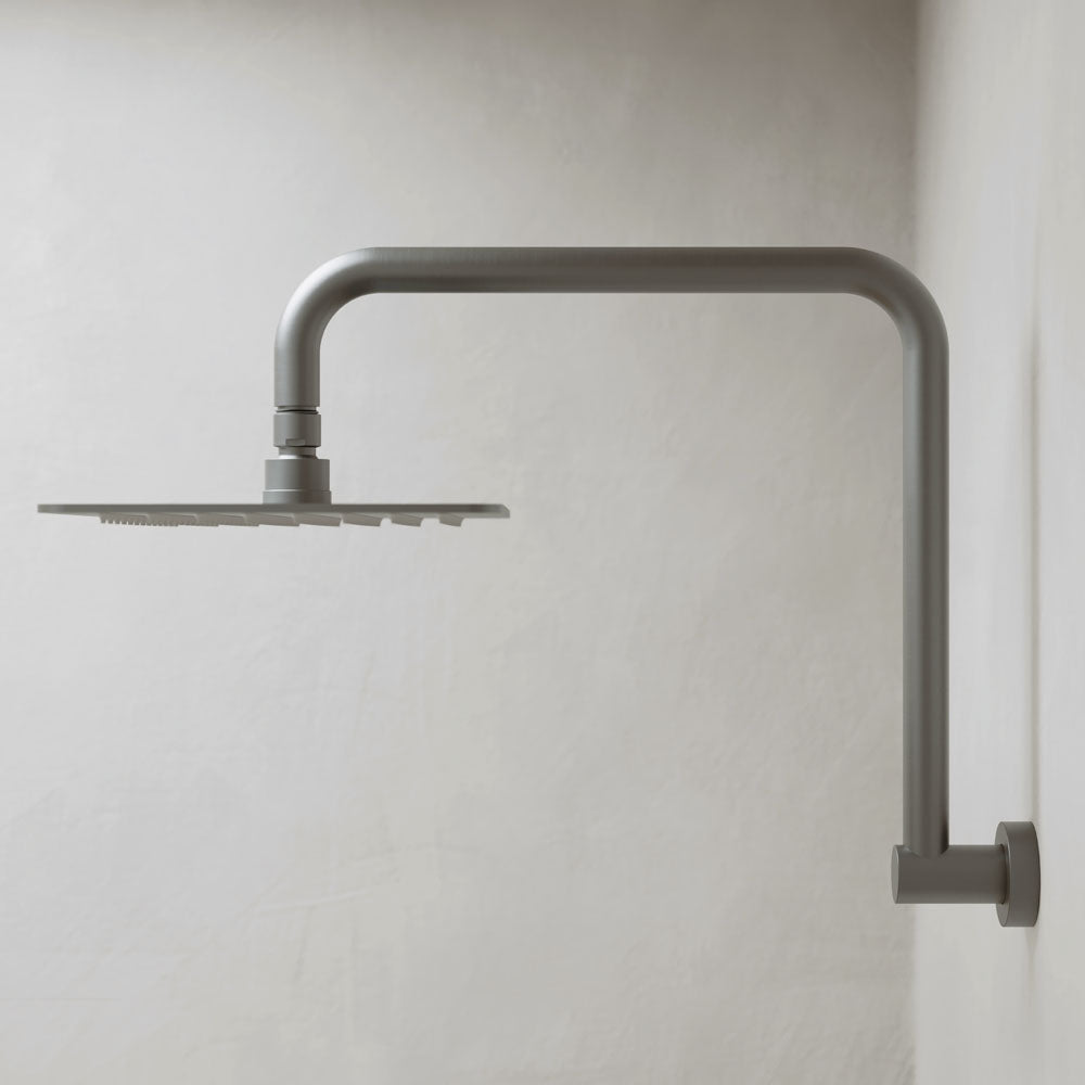 Tono Gooseneck Shower Arm Set, Gun Metal