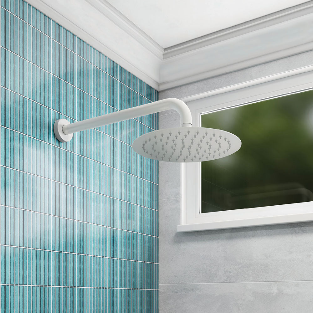 Kaya Shower Arm, Matte White