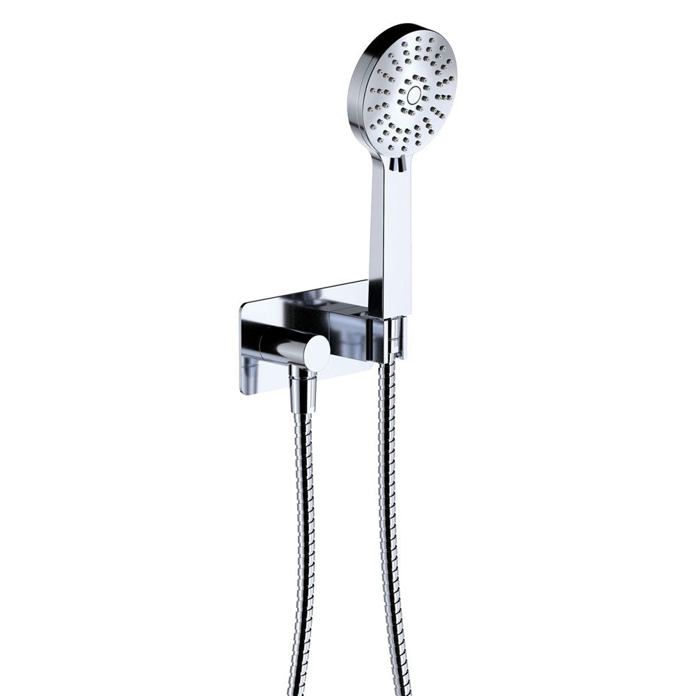 Empire Hand Shower, Rectangular Plate, Chrome