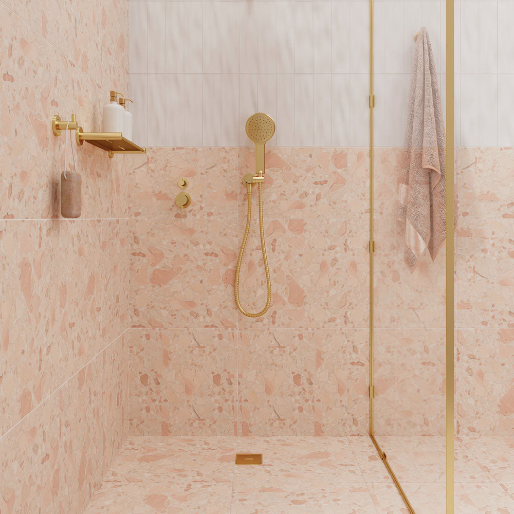 Kaya Hand Shower, Round Plate, Urban Brass