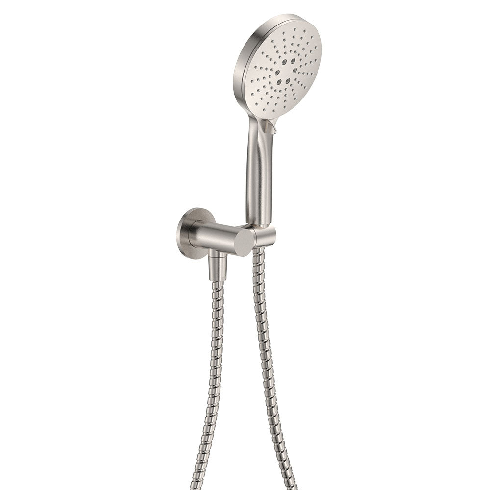 Empire Slim Hand Shower, Round Plate, Brushed Nickel