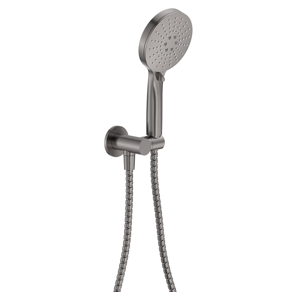 Empire Slim Hand Shower, Round Plate, Gun Metal