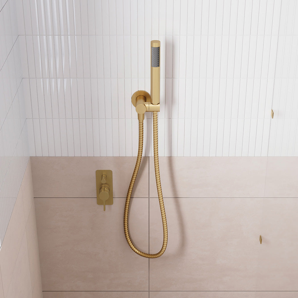 Isabella Hand Shower, Round Plate, Urban Brass
