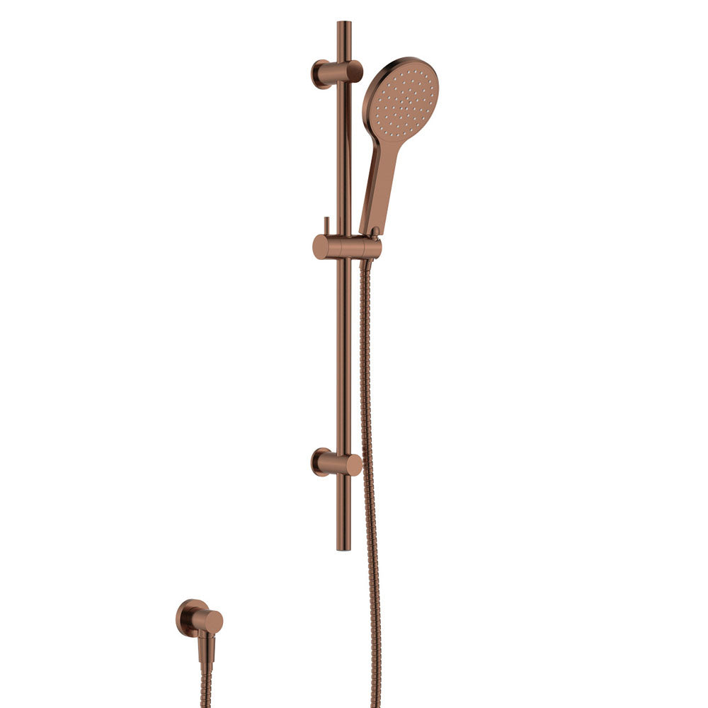 Kaya Rail Shower, Brushed Copper
