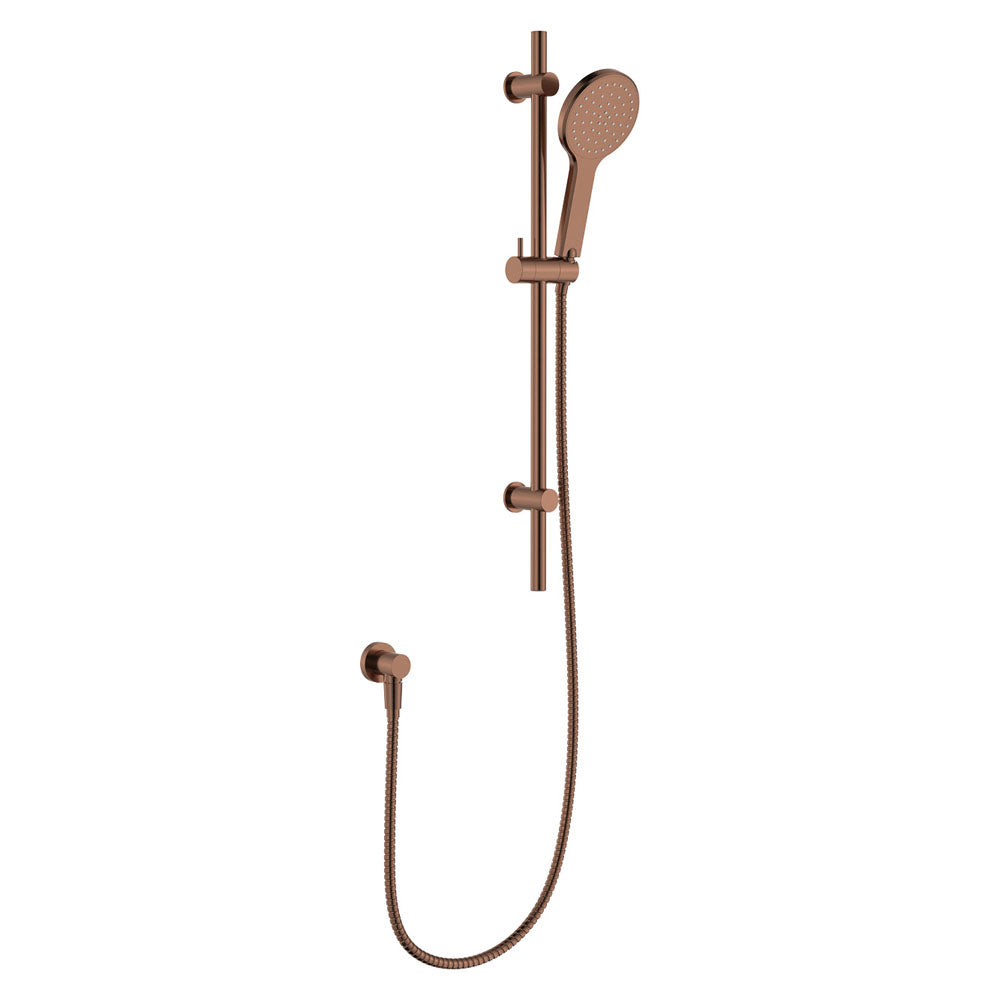 Kaya Rail Shower, Brushed Copper