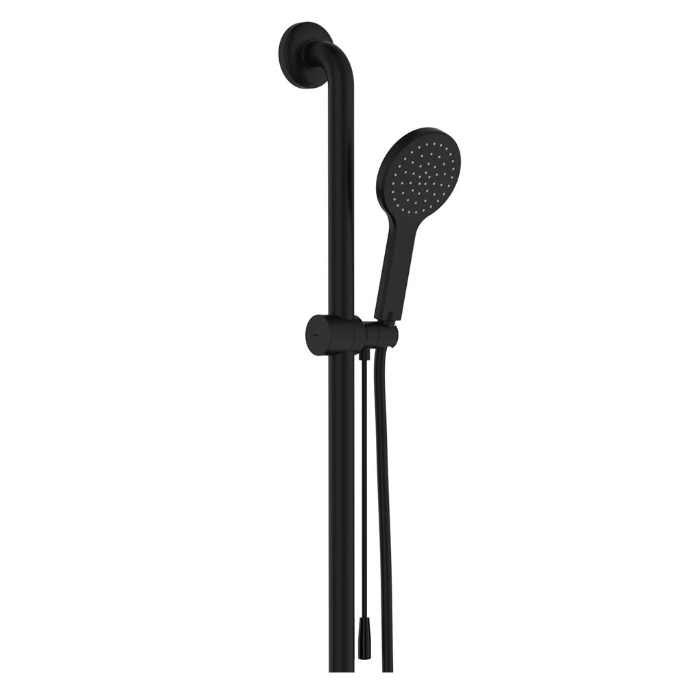 Hustle Care Inverted T Rail Shower with Push/Pull Slider, Right-Hand