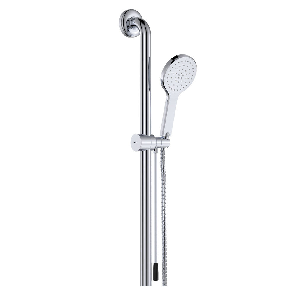 Luciana Care Inverted T Rail Shower with Push/Pull Slider, Left-Hand
