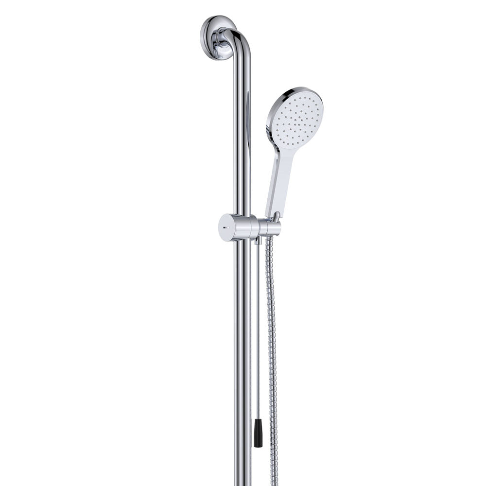 Luciana Care Inverted T Rail Showerwith Push/Pull Slider, Right-Hand