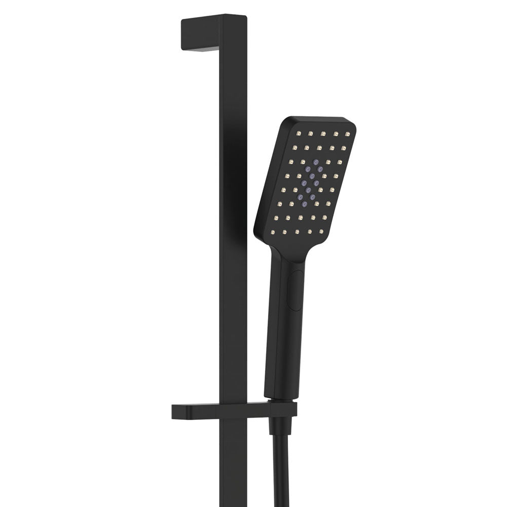 Tono Rail Shower, Matte Black