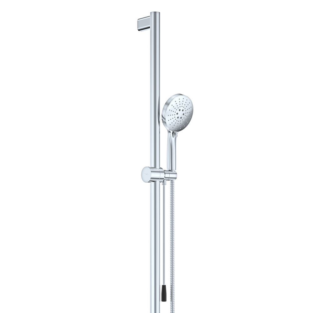 Care Inverted T Rail Shower with Push/Pull Slider, Chrome