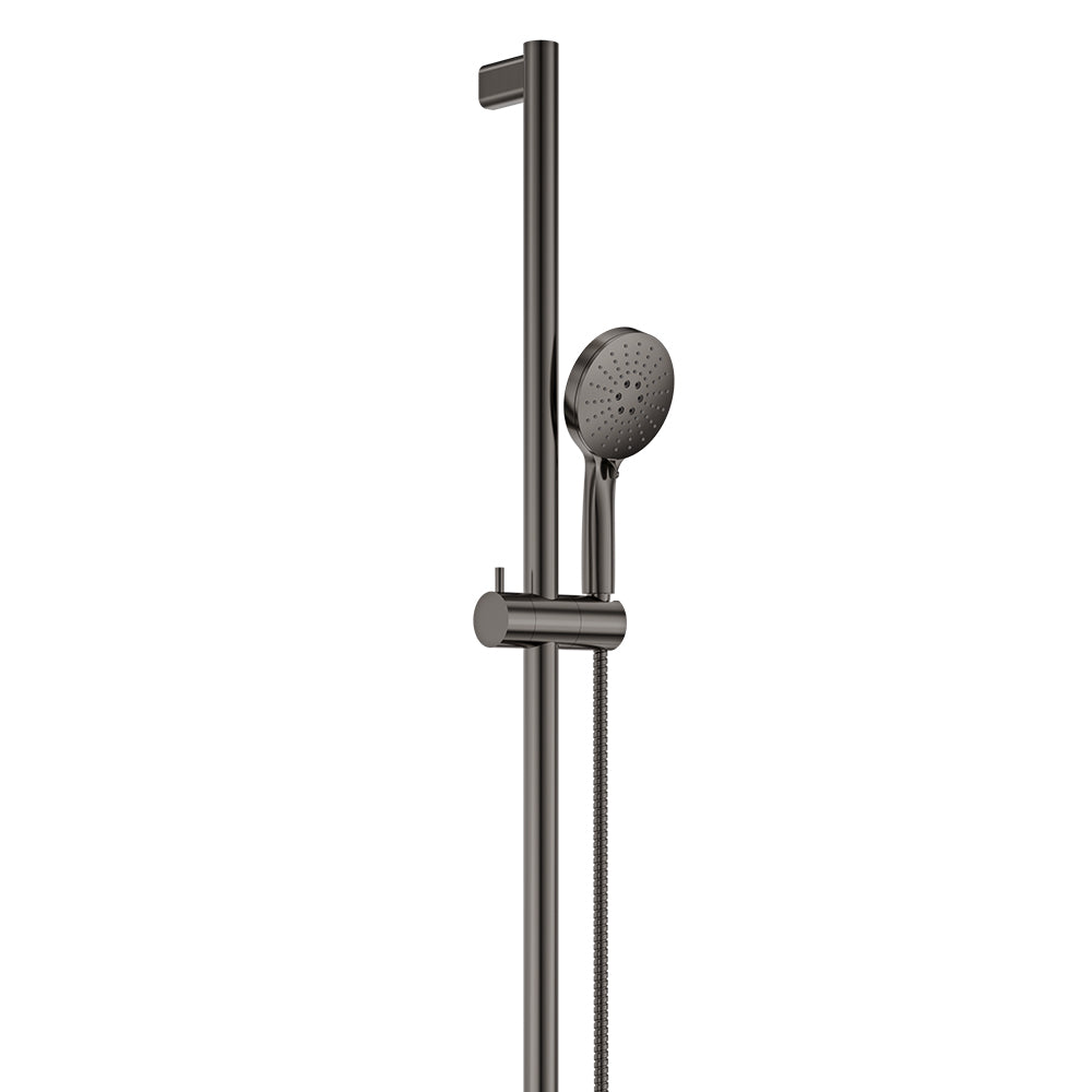 Care Inverted T Rail Shower, Gun Metal