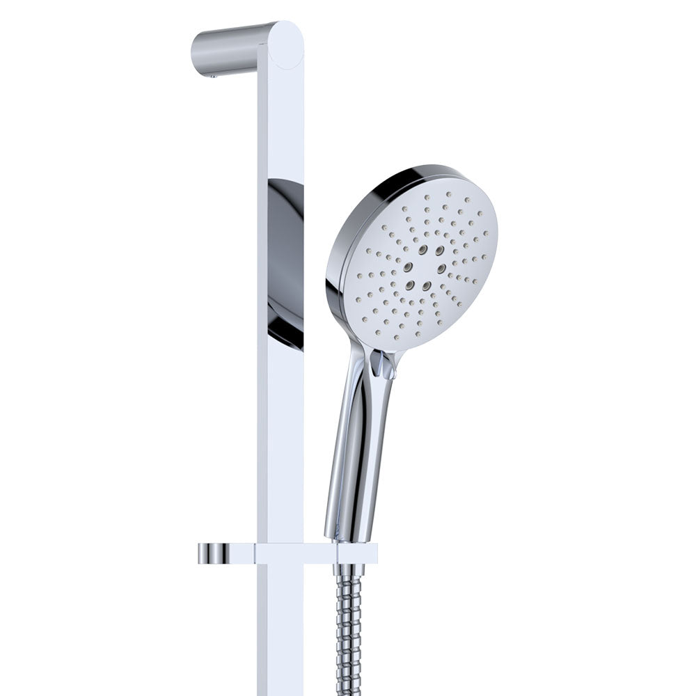 Empire Slim Rail Shower, Chrome