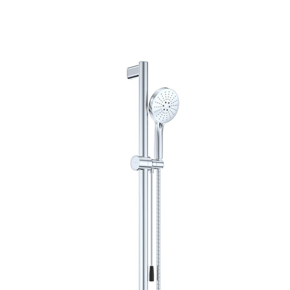 Care Rail Shower with Push/Pull Slider, Chrome