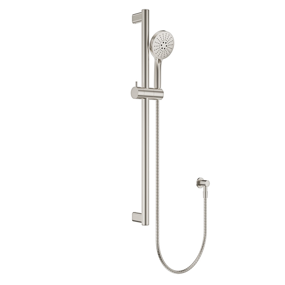 Care Rail Shower, Brushed Nickel