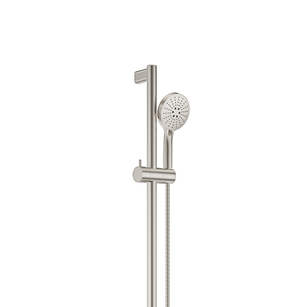 Care Rail Shower, Brushed Nickel