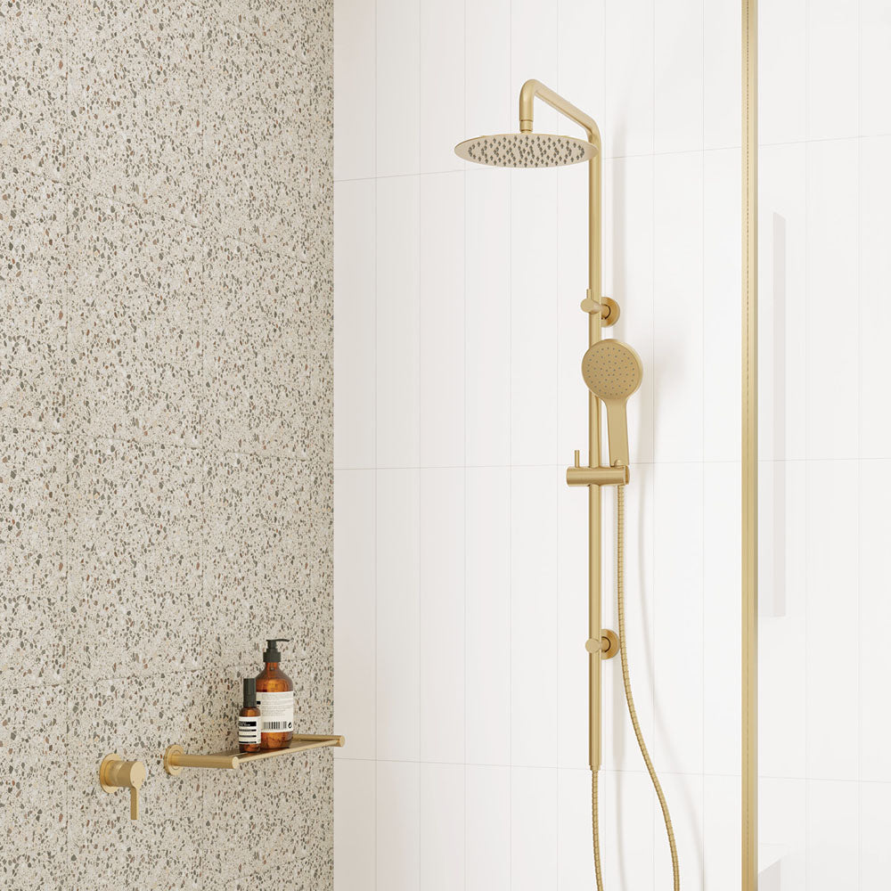 Kaya Twin Shower, Urban Brass
