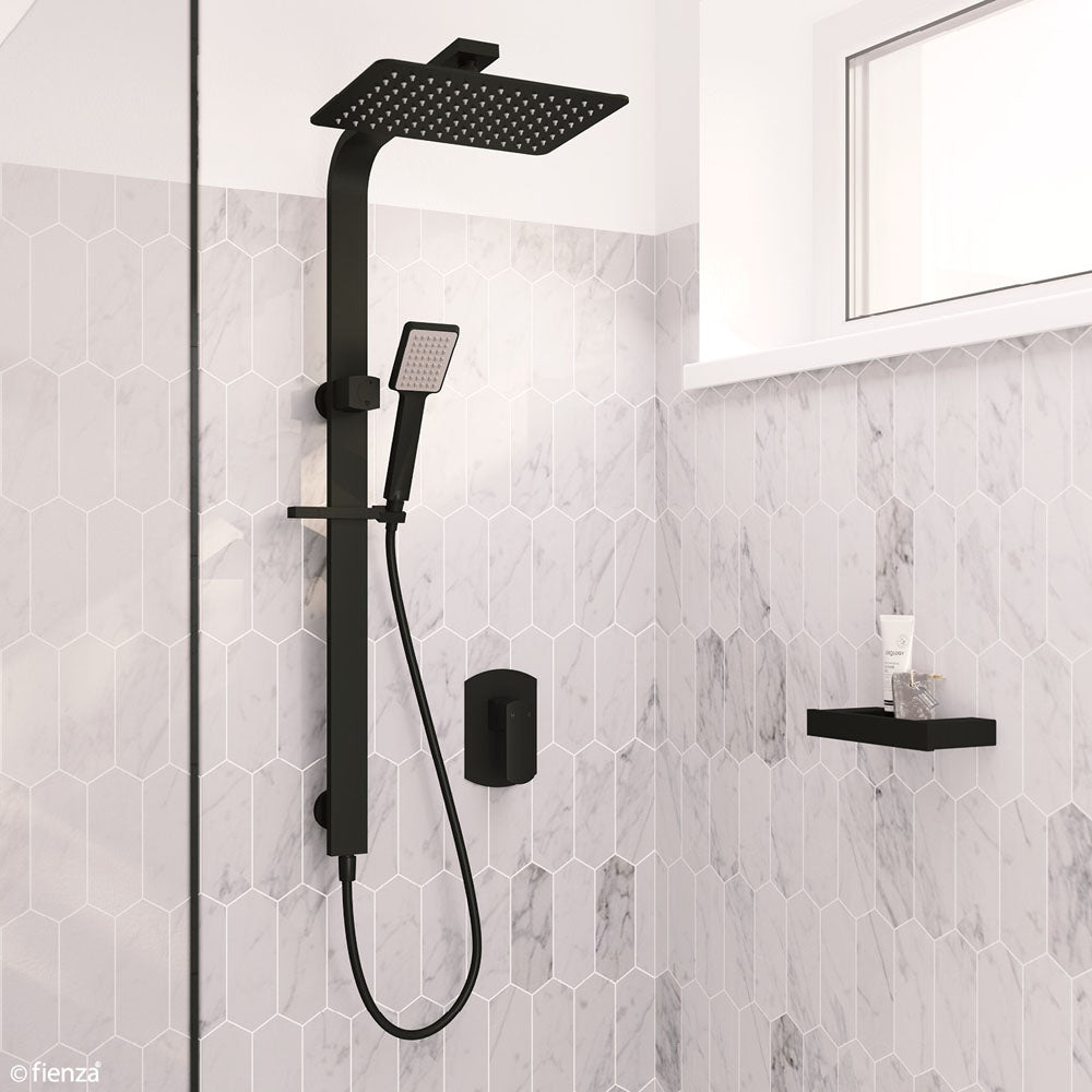 Koko Deluxe Twin Shower, Matte Black