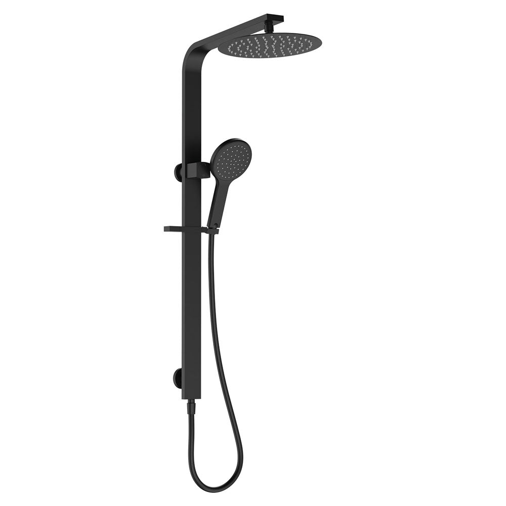 Kaya Deluxe Twin Shower, Matte Black