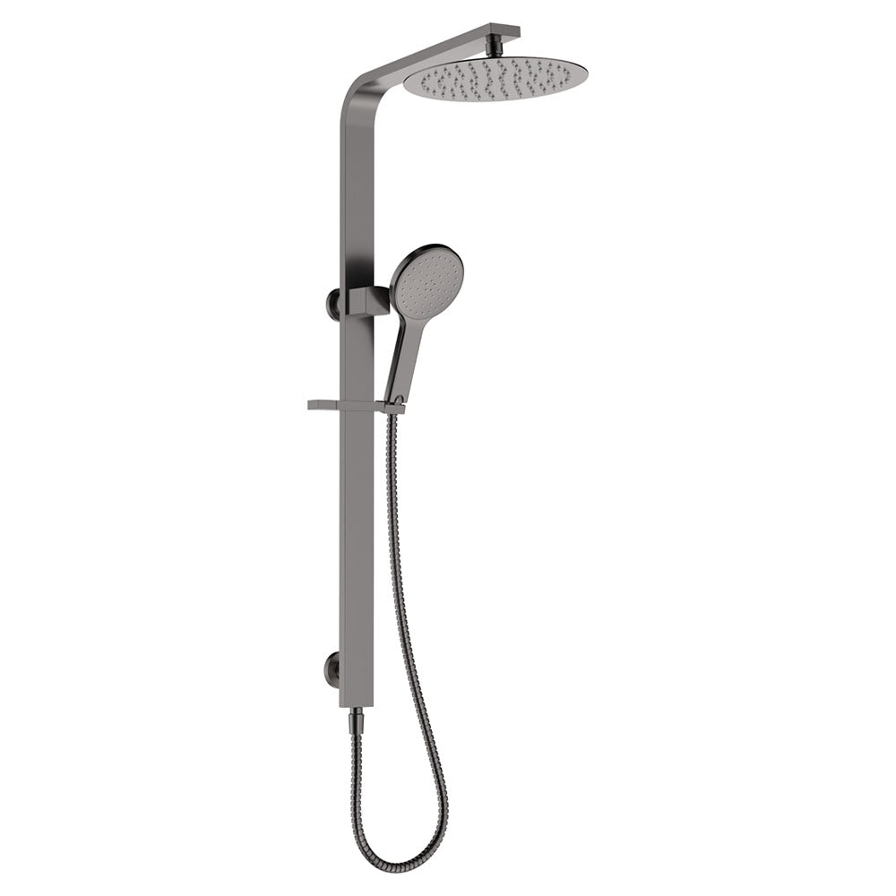 Kaya Deluxe Twin Shower, Gun Metal