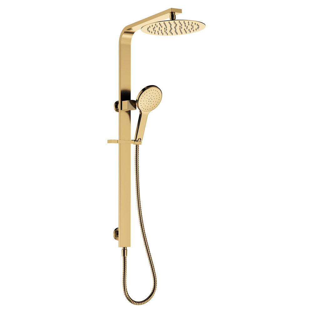 Kaya Deluxe Twin Shower, Urban Brass