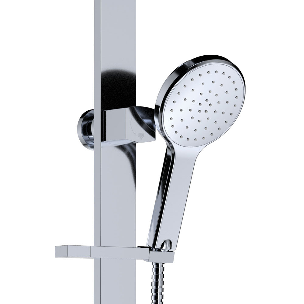 Kaya Deluxe Twin Shower, Chrome
