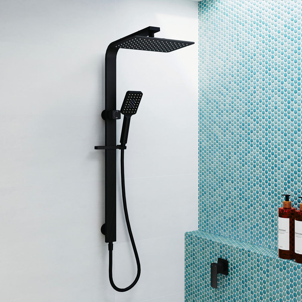 Tono Deluxe Twin Shower, Matte Black