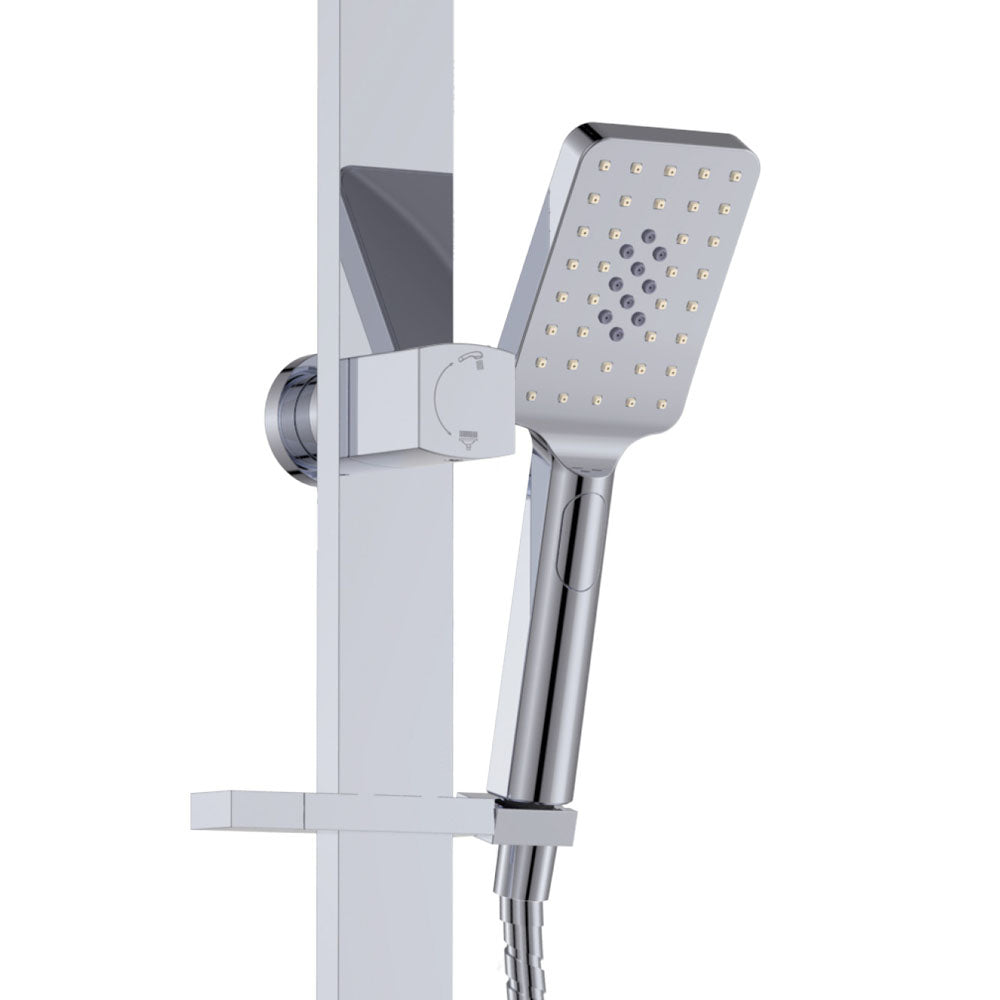 Tono Deluxe Twin Shower, Chrome