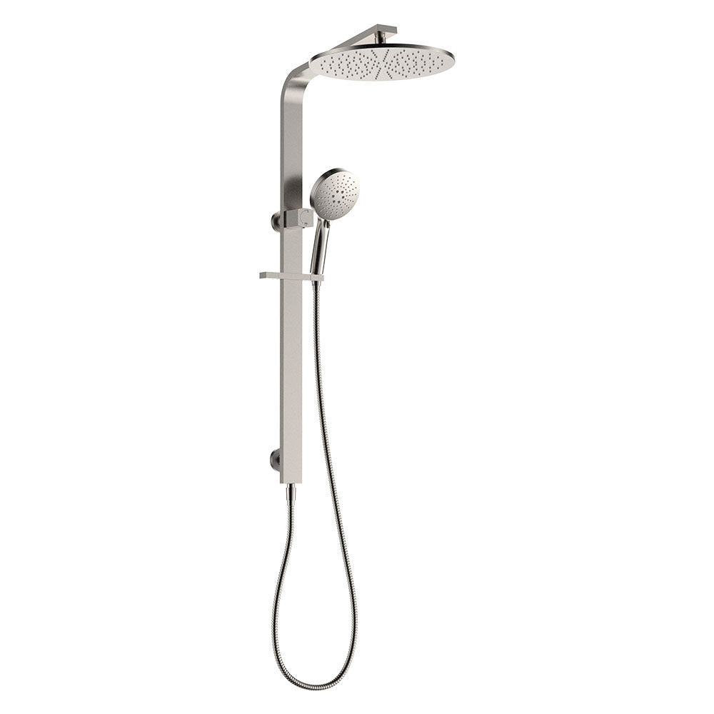 Empire Slim Deluxe Twin Shower, Brushed Nickel