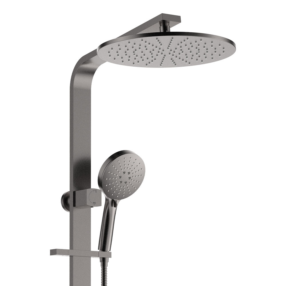 Empire Slim Deluxe Twin Shower, Gun Metal