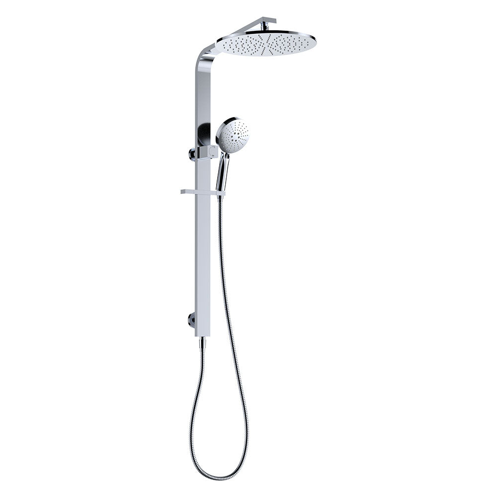 Empire Slim Deluxe Twin Shower, Chrome