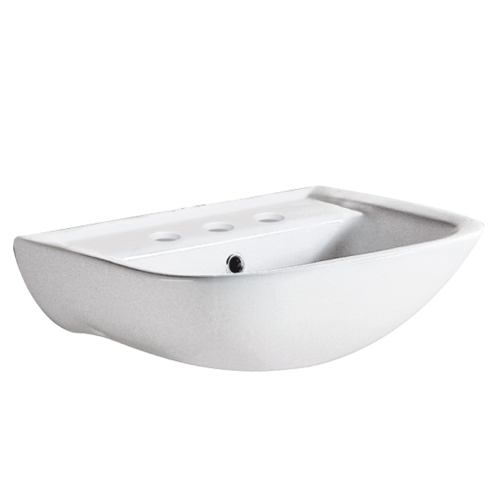 RAK Lara Wall Basin, 3 Tap Holes