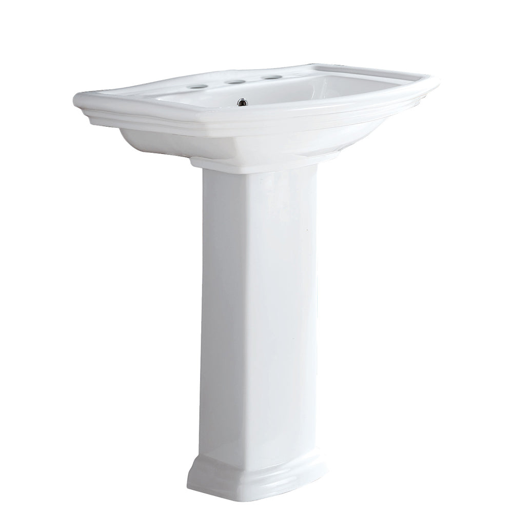 RAK Washington Pedestal Basin, 3 Tap Holes