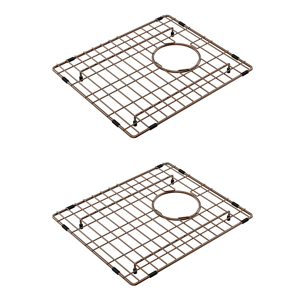 Hana 27L/27L Double Kitchen Sink, PVD Brushed Copper