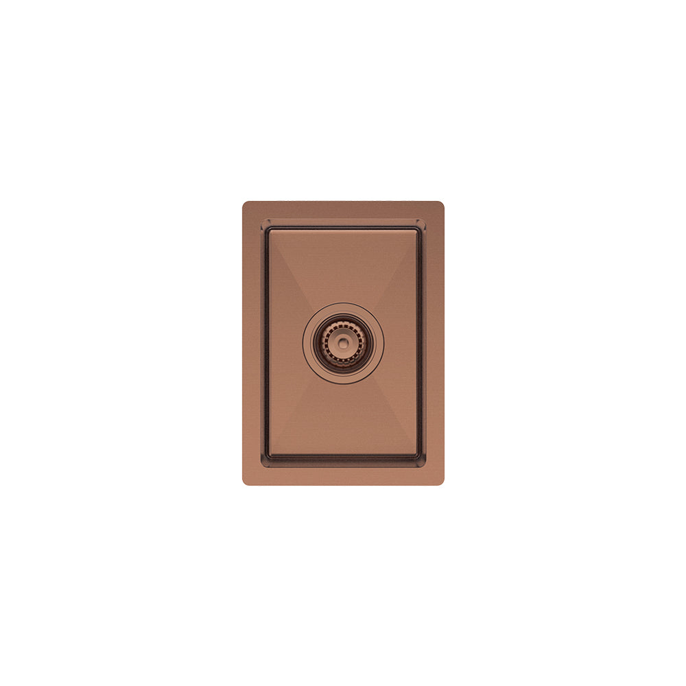 Hana 10L Single Kitchen Sink, Brushed Copper