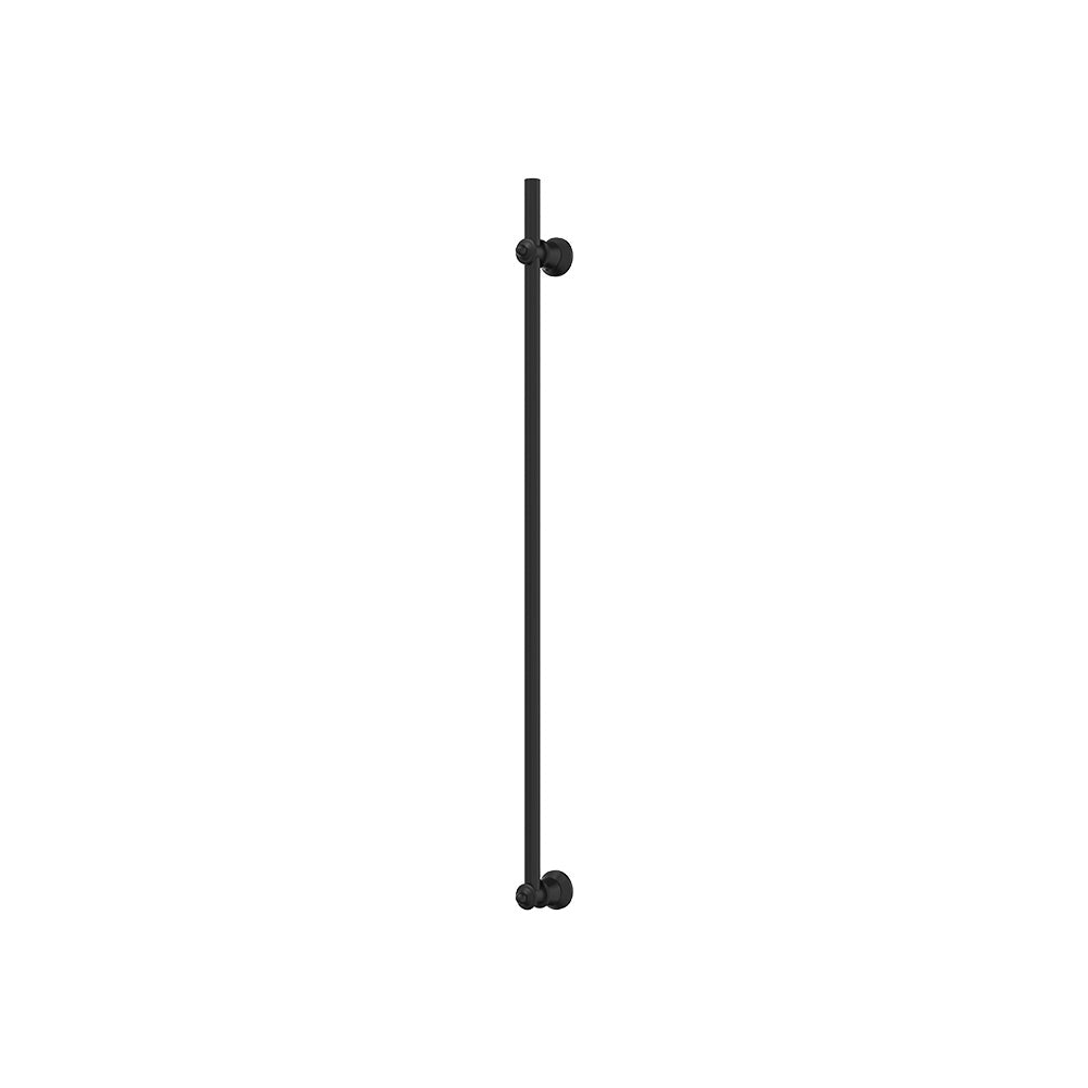 Lillian Vertical Heated Towel Rail, 93 x 1000mm, Matte Black