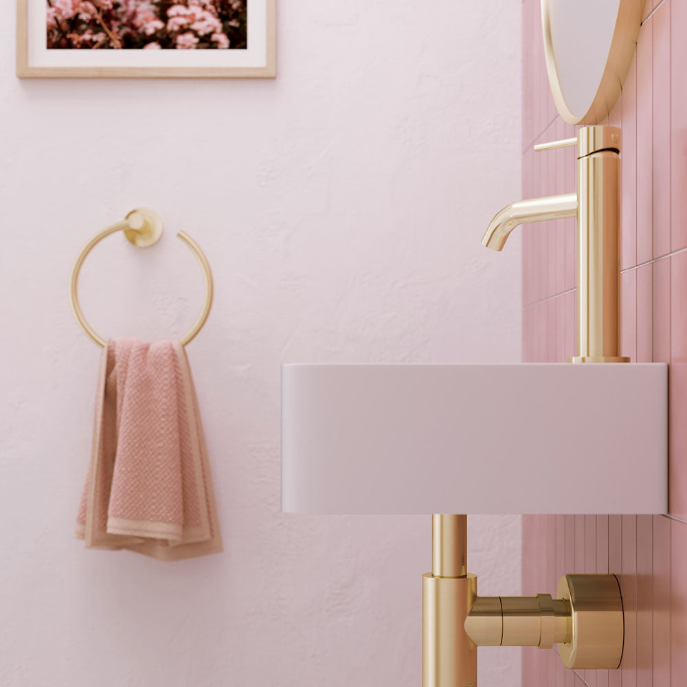 Kaya Hand Towel Ring, Urban Brass