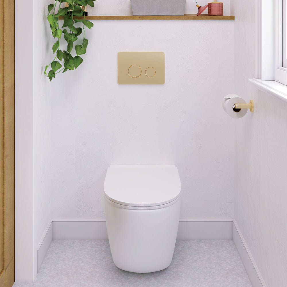 Kaya Toilet Roll Holder, Urban Brass