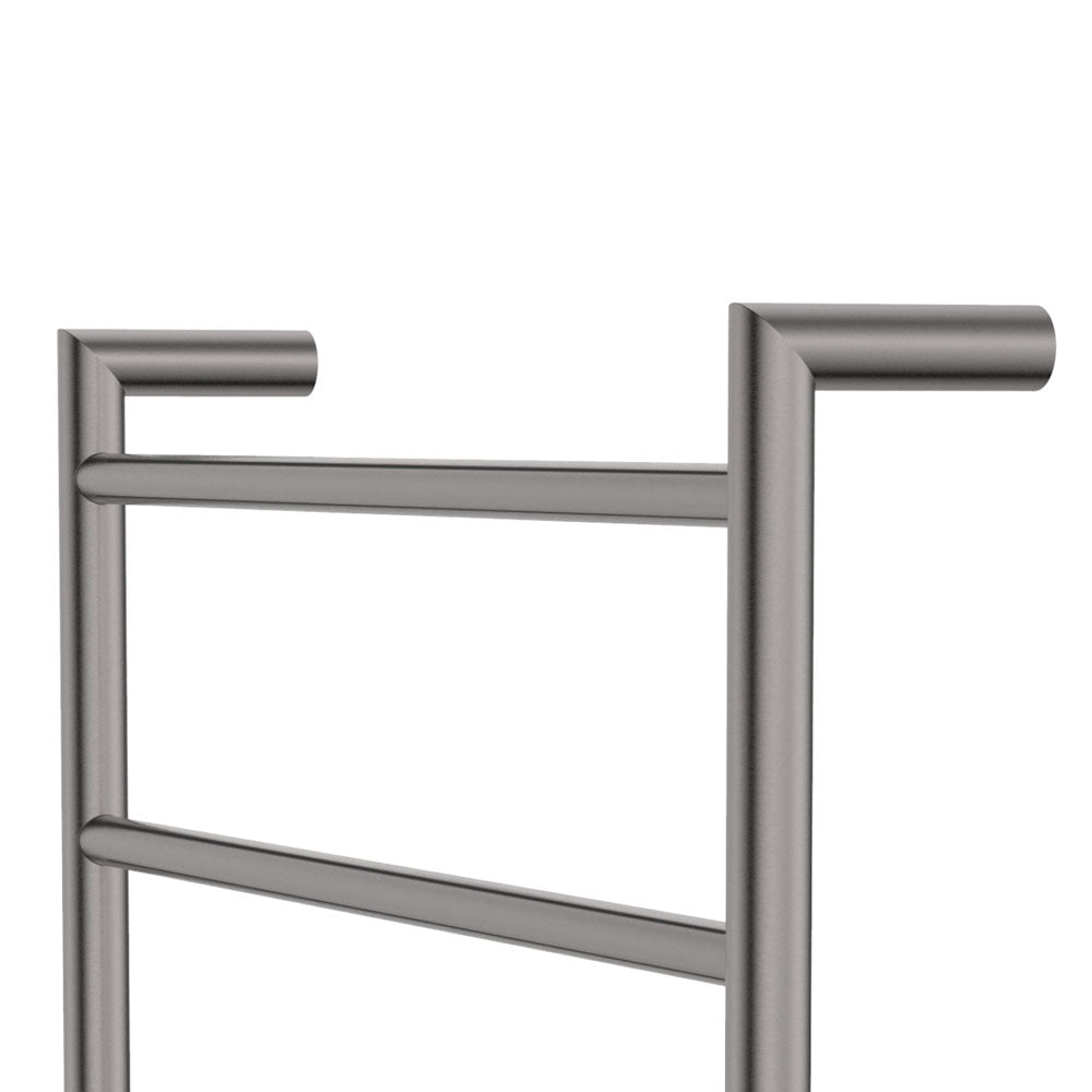 Kaya Heated Towel Rail, 600 x 1200mm, Gun Metal