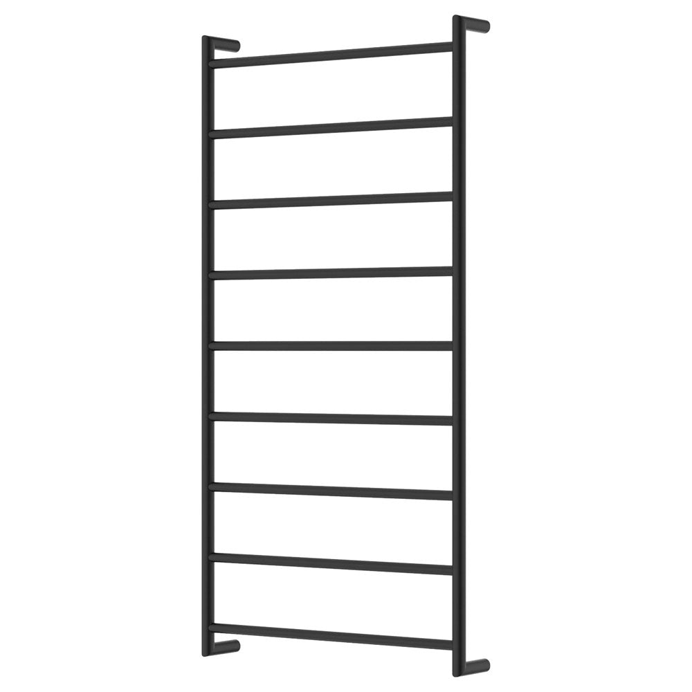 Kaya Heated Towel Rail, 600 x 1200mm, Matte Black
