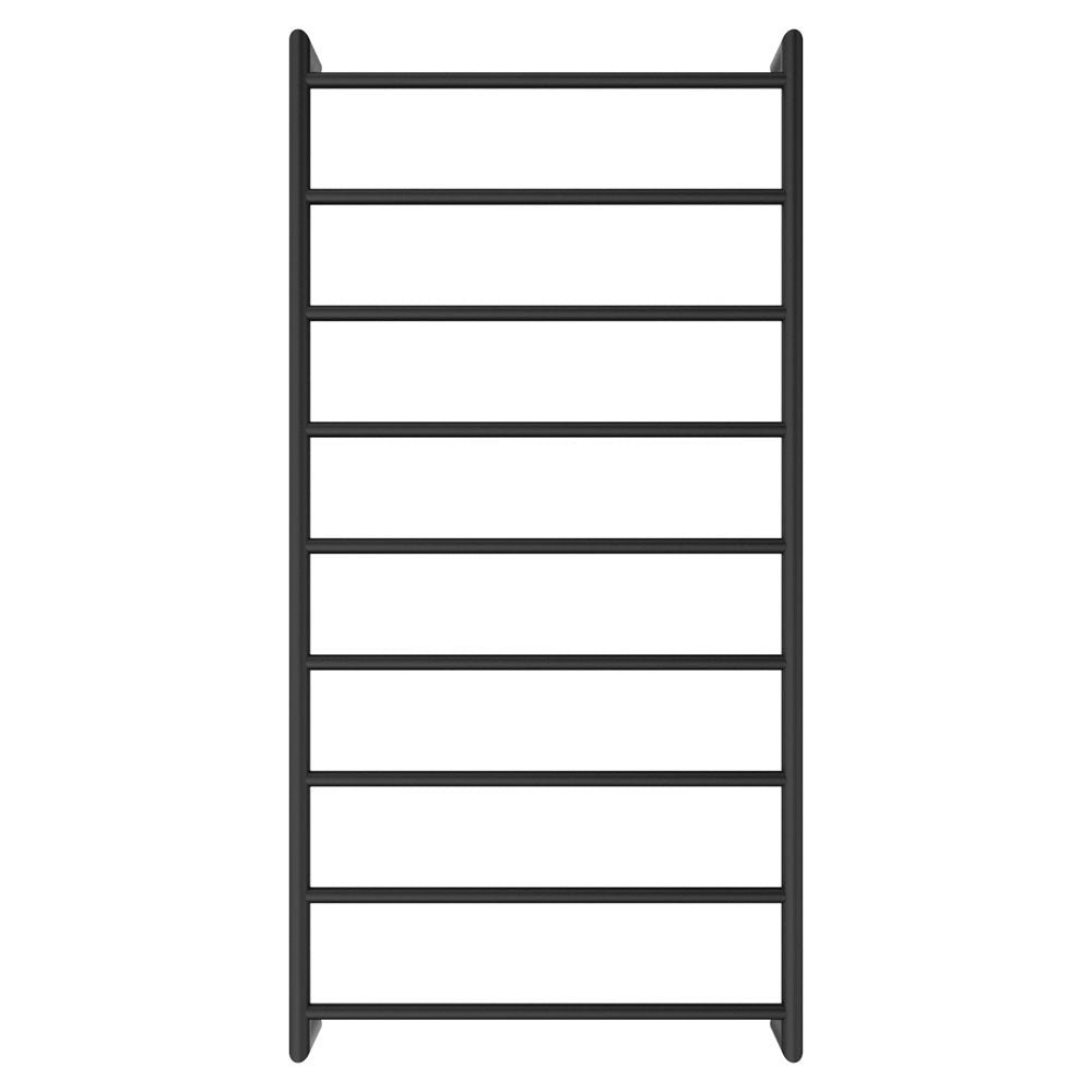 Kaya Heated Towel Rail, 600 x 1200mm, Matte Black