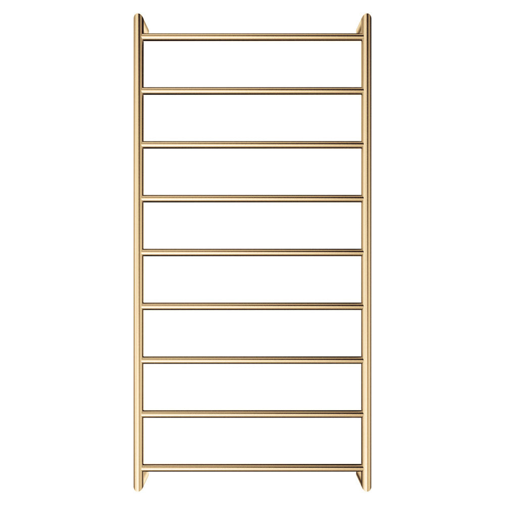 Kaya Heated Towel Rail, 600 x 1200mm, Urban Brass