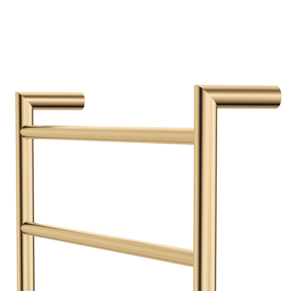 Kaya Heated Towel Rail, 600 x 1200mm, Urban Brass
