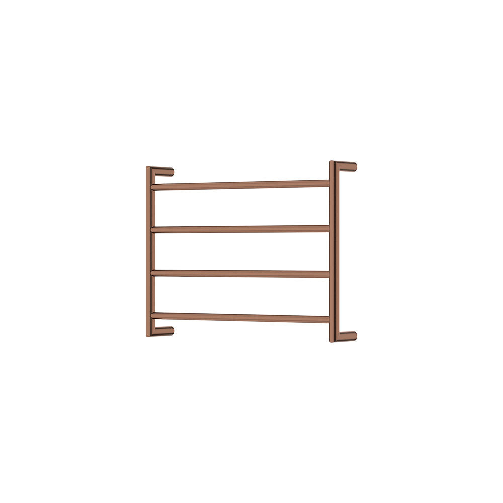 Kaya Heated Towel Rail, 600 x 450mm, Brushed Copper