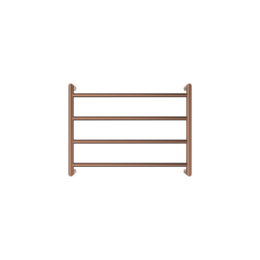 Kaya Heated Towel Rail, 600 x 450mm, Brushed Copper