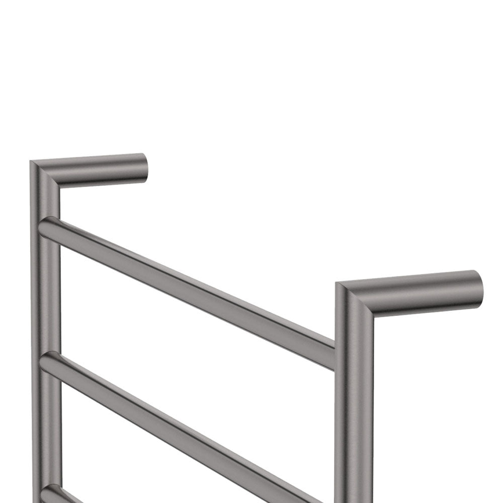 Kaya Heated Towel Rail, 600 x 450mm, Gun Metal