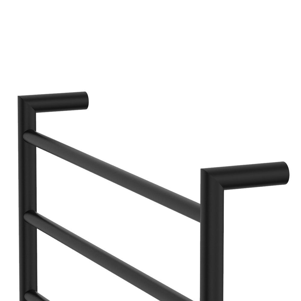 Kaya Heated Towel Rail, 600 x 450mm, Matte Black