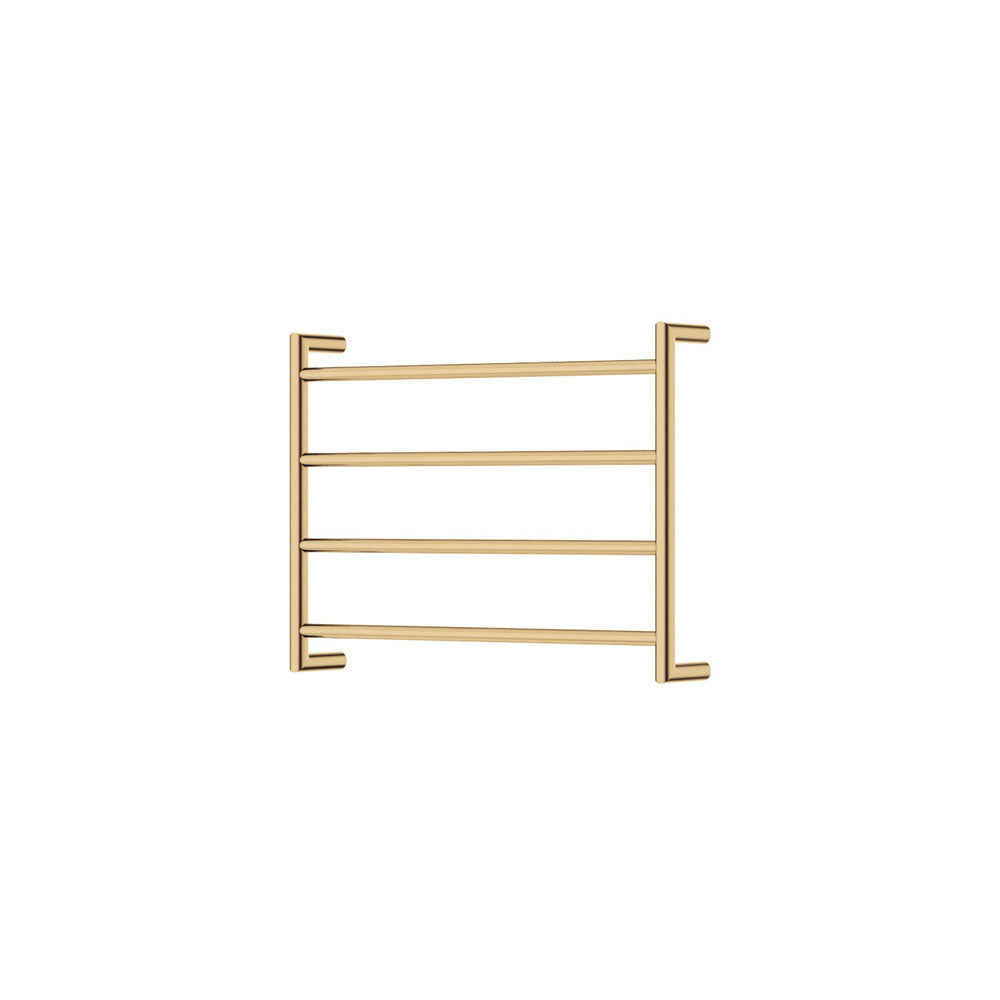 Kaya Heated Towel Rail, 600 x 450mm, Urban Brass