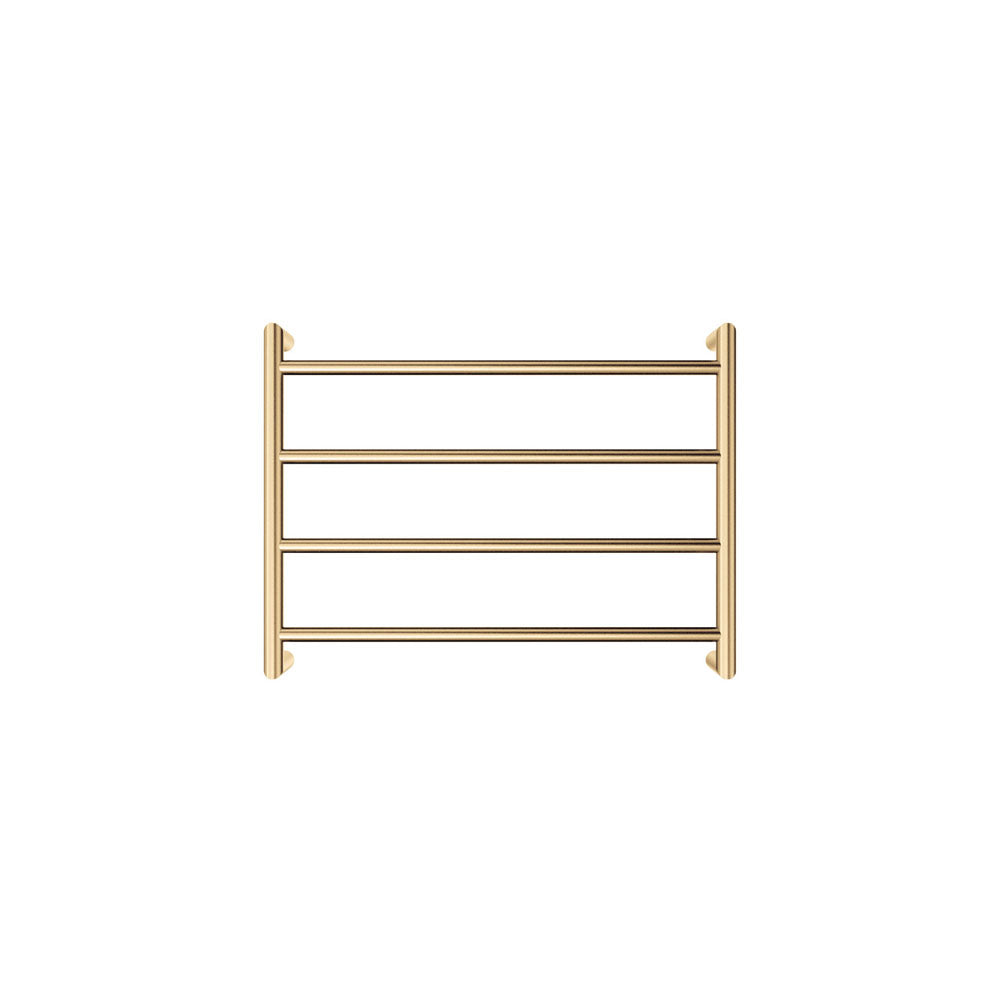 Kaya Heated Towel Rail, 600 x 450mm, Urban Brass