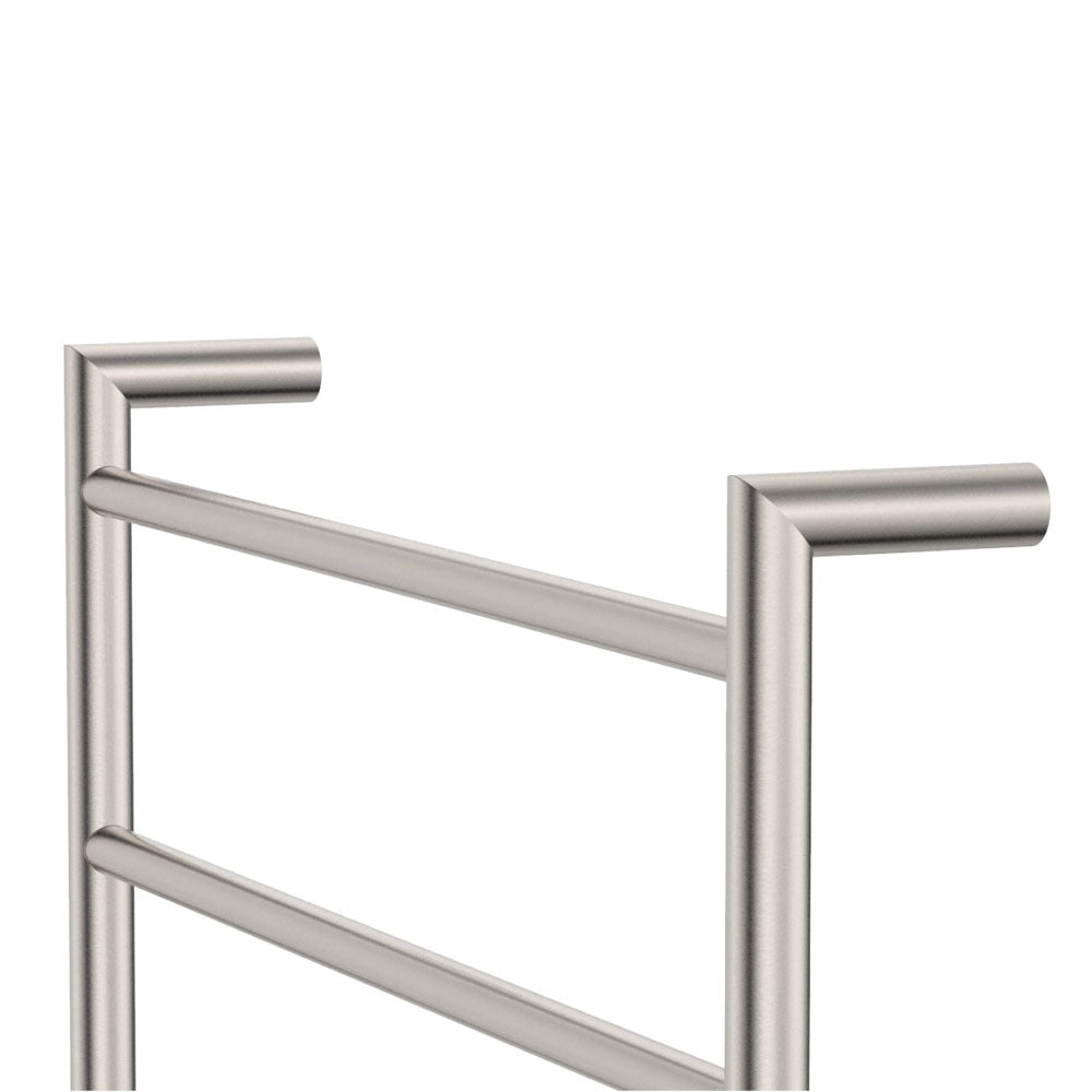 Kaya Heated Towel Rail, 600 x 800mm, Brushed Nickel